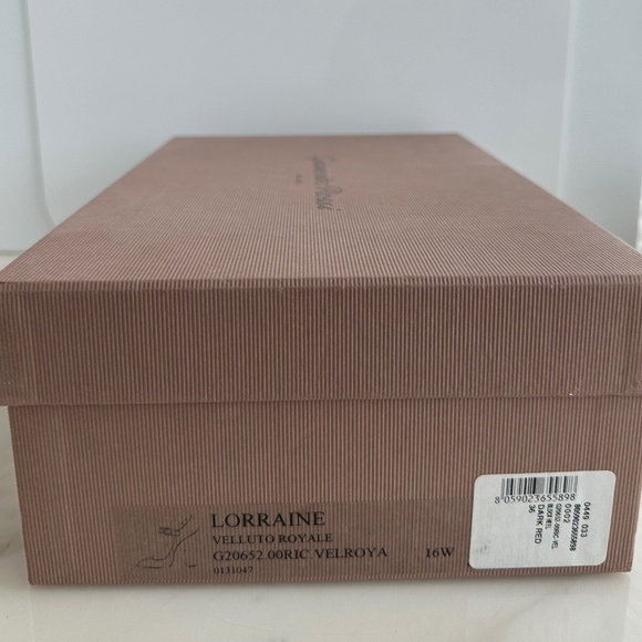 Gianvito Rossi Burgundy Velvet Mary Jane Pumps Heels - Picture 9 of 9